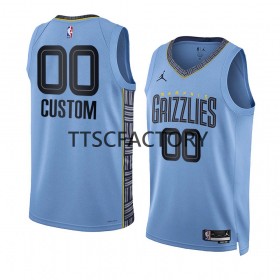 Dres Memphis Grizzlies Prilagođeni Jordan 2022-23 Statement Edition Plava Swingman - Muške